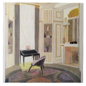 Innenraum mit Möbeln entwarf durch Ruhlmann, von Fliese (Vorderseite)