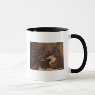 Innenraum mit Rauchern Tasse