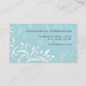 Innenraum-Visitenkarte Visitenkarte (Rückseite)