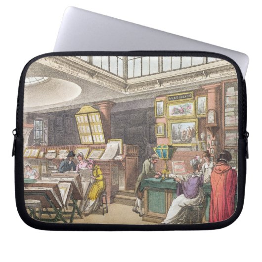 Innenraum von Ackermanns "Behälter von Künsten, Laptopschutzhülle (Vorderseite)