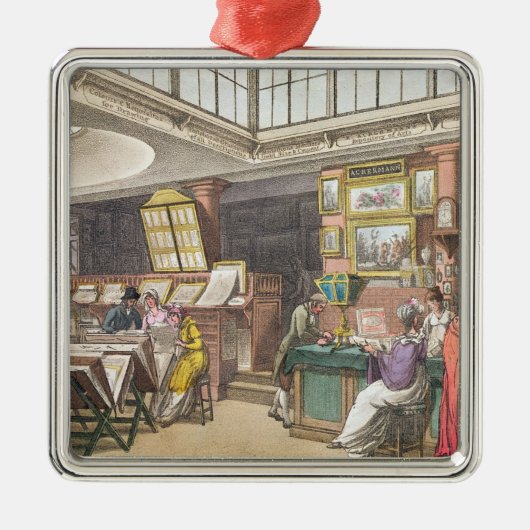 Innenraum von Ackermanns "Behälter von Künsten, Silbernes Ornament (Vorne)