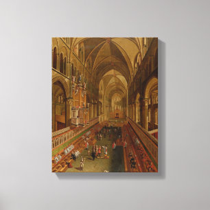 Innenraum von Canterbury-Kathedrale, c.1675-1700 Leinwanddruck