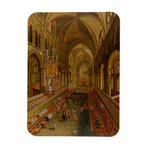 Innenraum von Canterbury-Kathedrale, c.1675-1700 Magnet