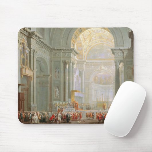 Innenraum von einem St Peter, Rom Mousepad (Mit Mouse)