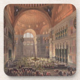 Innenraum von Haghia Sophia, Konstantinopel, Untersetzer