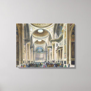 Innenraum von La Madeleine, Paris Leinwanddruck