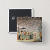 Innenraum von Les Halles, 1835 Button (Vorne & Hinten)