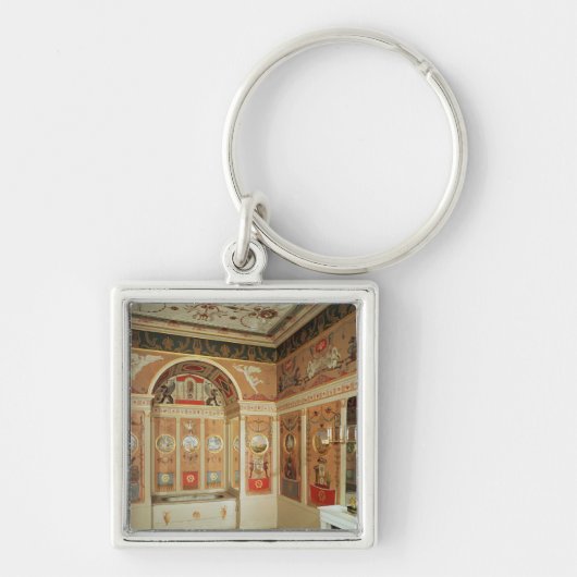 Innenraum von Napoleons Badezimmer, im Jahre 1807 Schlüsselanhänger (Vorne)
