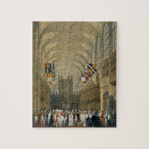 Innenraum von St George Kapelle, 1838 (Farbelitho Puzzle