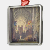 Innenraum von St George Kapelle, Windsor Schloss, Silbernes Ornament (Links)