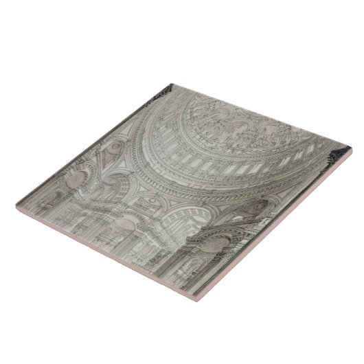 Innenraum von St Paul Kathedrale, 1817 Fliese (Seite)