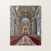 Innenraum von St Peter Basilika Puzzle (Vertikal)