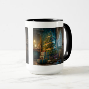 Innenraum-Weihnachtsbaum-Kombitasse, 15 oz  Tasse