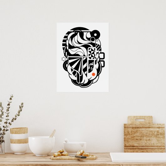 Innenraumprint Poster (Küche)