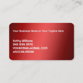 Innenreinigung Visitenkarte (Rückseite)