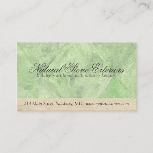 Innenseite | Geschäftskarten für Außendesign Visitenkarte (Vorderseite)