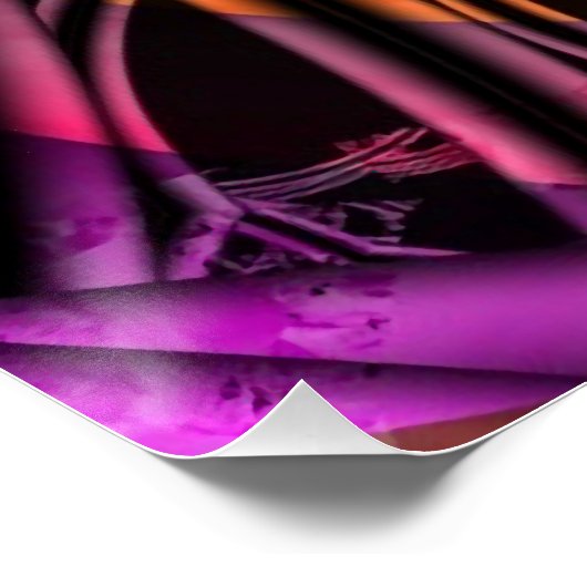 Innenseite | Rainbow Fraktal Art Poster (Ecke)