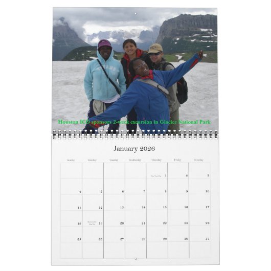 Innenstadt-Ausflüge, Sierra Kalender des (Jan 2026)