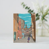 Innenstadt Riga Lettland Stadträumung Postkarte (Stehend Vorderseite)