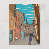 Innenstadt Riga Lettland Stadträumung Postkarte (Vorderseite)