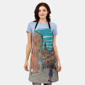 Innenstadt Riga Lettland Stadträumung Schürze (Getragen)