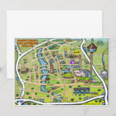 Innenstadt San Antonio Card (Vorne/Hinten)