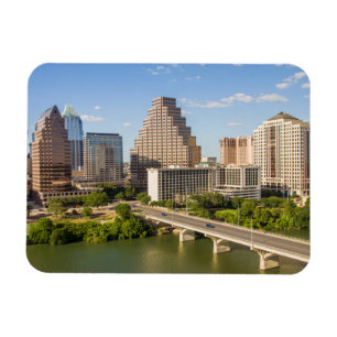 Innenstadt-Skyline am Lady Bird Lake Magnet