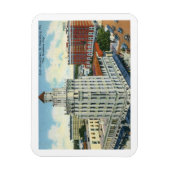 Innenstadt, St. Petersburg, FL Vintage Postkarte Magnet (Vertikal)