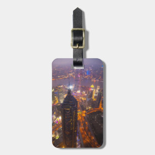 Innenstadt von Shanghai Gepäckanhänger