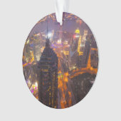 Innenstadt von Shanghai Ornament (Vorderseite)