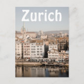 Innenstadt Zürich von der obersten Luftfahrtalästh Postkarte (Vorderseite)
