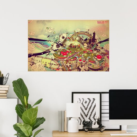 Innenstadtfront Poster (Heimbüro)