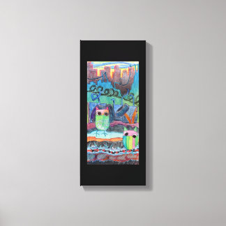 Innenstadtkauz Leinwanddruck