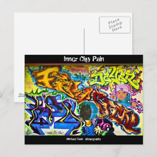 Innenstadtschmerz Postkarte (Vorne/Hinten)