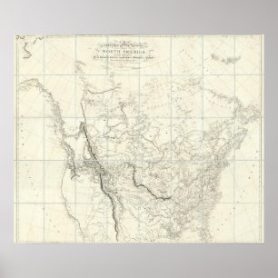 Innenteile von Nordamerika Poster