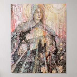 "Innentempel" drucken Poster