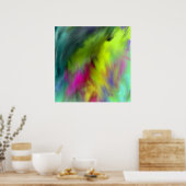 inner Ab44 vivid abstrakt art Poster (Küche)
