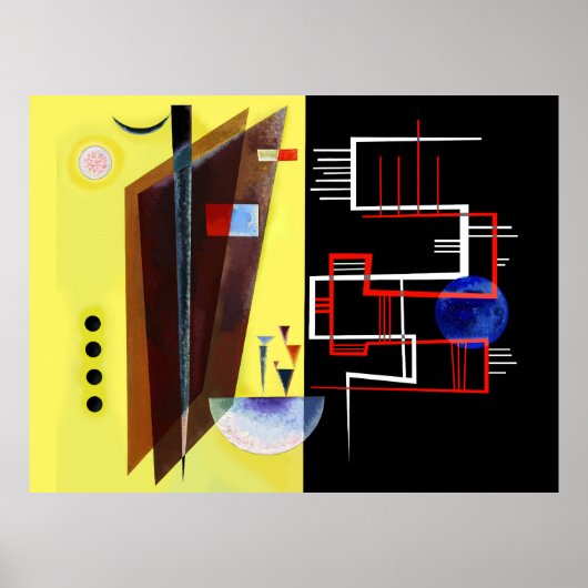 Inner Alliance Gemälde von Wassily Kandinsky Poster (Vorne)