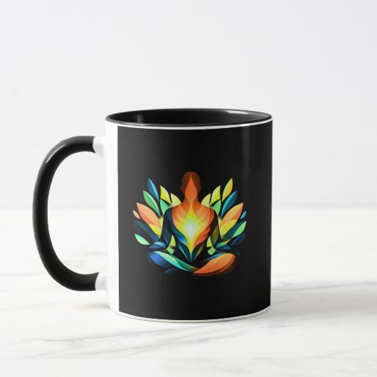 Inner Balance Silhouette | Modern Mindful Tasse (Links)