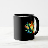 Inner Balance Silhouette | Modern Mindful Tasse (VorderseiteRechts)
