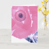 Inner Beauty Poppy Card Karte (Gelbe Blume)