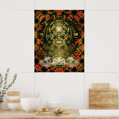 Inner Beauty Psychedelic Poster (Küche)