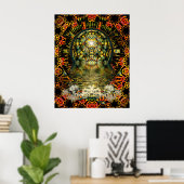 Inner Beauty Psychedelic Poster (Heimbüro)
