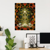 Inner Beauty Psychedelic Poster (Heimbüro)