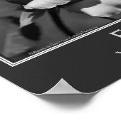 Inner Beauty Quote Rosenknospe Inspiration Poster (Ecke)