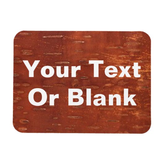 Inner Birch Bark Magnet (Horizontal)