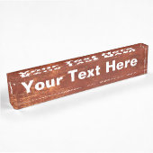 Inner Birch Bark Namensplakette
