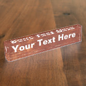 Inner Birch Bark Namensplakette (Seite)