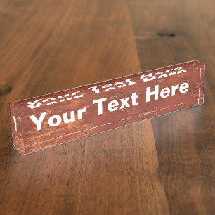 Inner Birch Bark Namensplakette