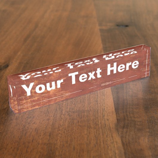 Inner Birch Bark Namensplakette (Seite)